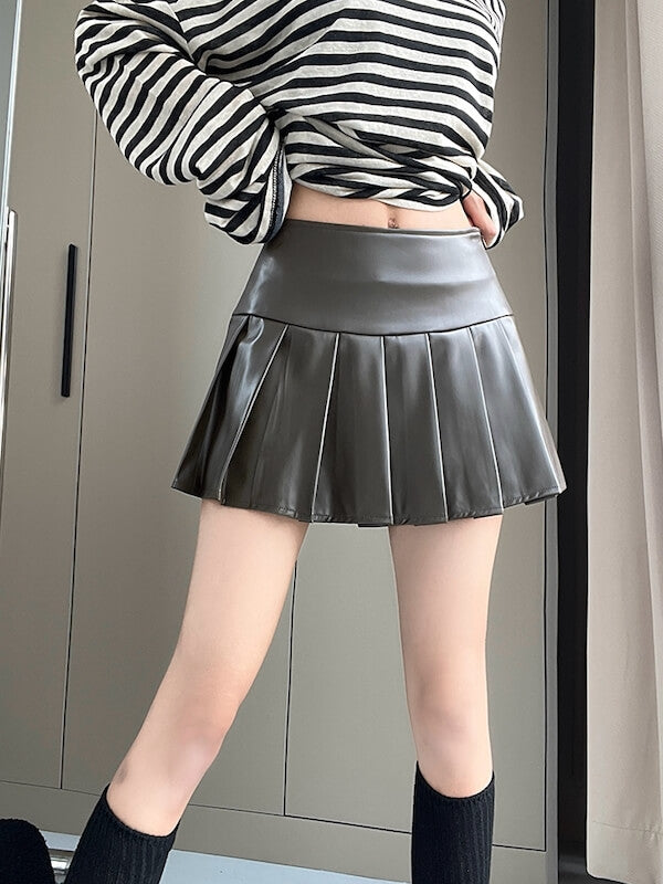 cutiekill-hot-girl-leather-pleated-skirt-om0406-10
